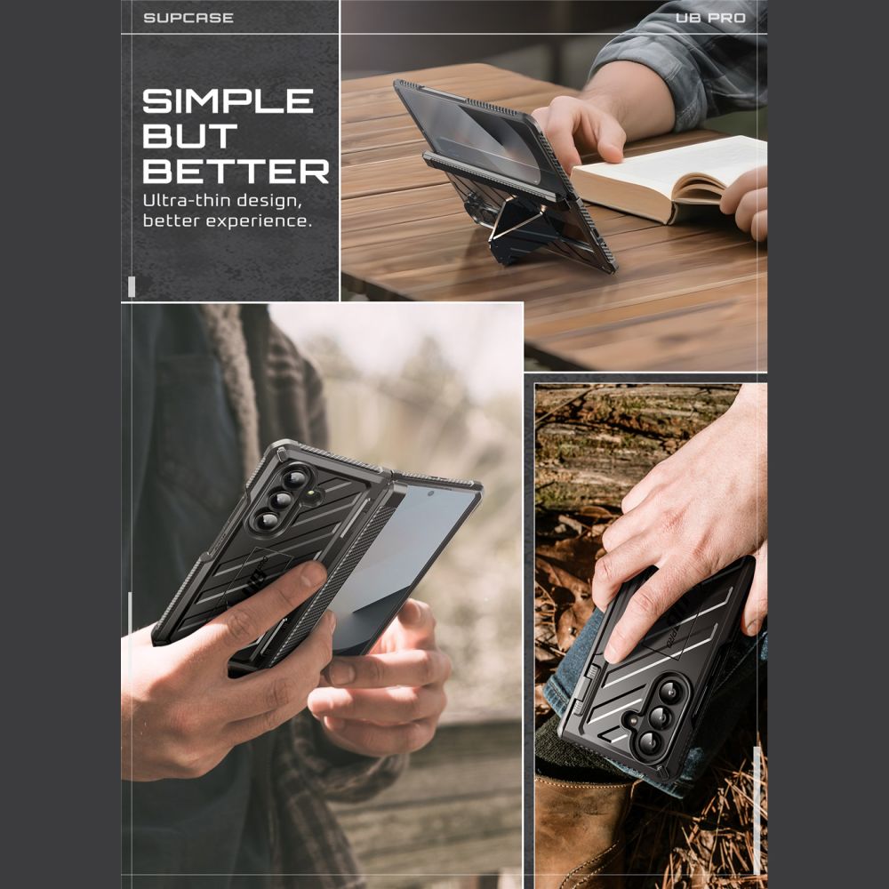 Supcase Unicorn Beetle Pro Case for Samsung Galaxy Z Fold 7 - Black