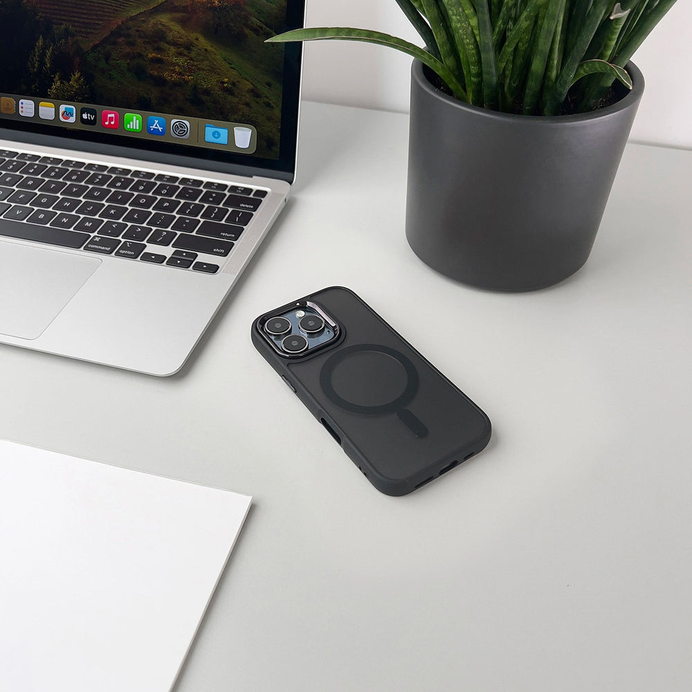 Fashion Case kompatibel med MagSafe til iPhone 17 Pro Max - sort