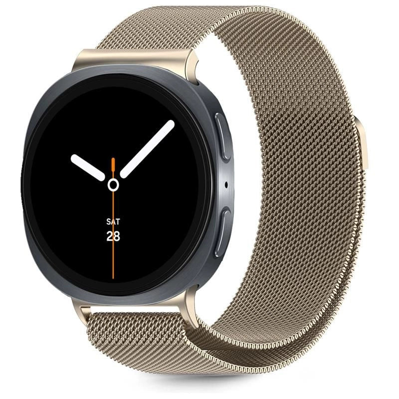Tech-Protect rustfrit rem til Samsung Galaxy Watch 40 / 44 / 46 mm - Guld