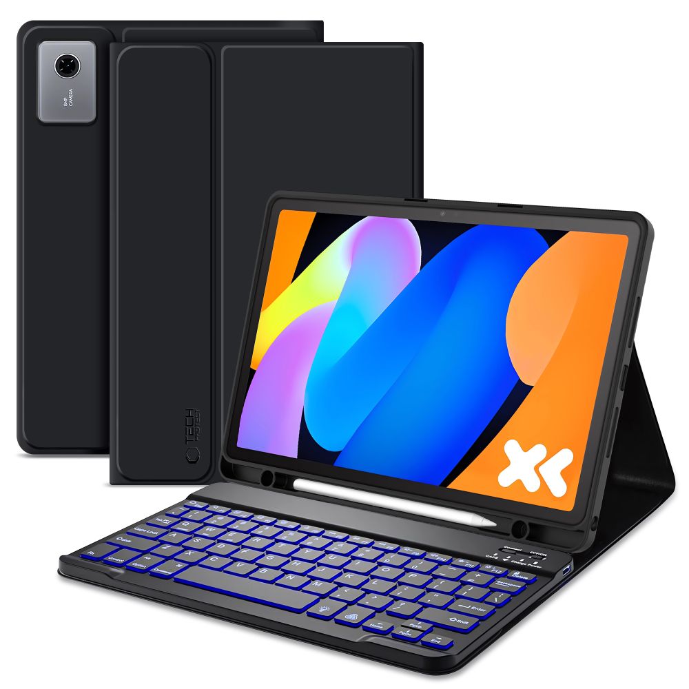 Tech-Protect SC Pen + Keyboard Case til Lenovo Idea Tab 11.0 TB-336 - sort