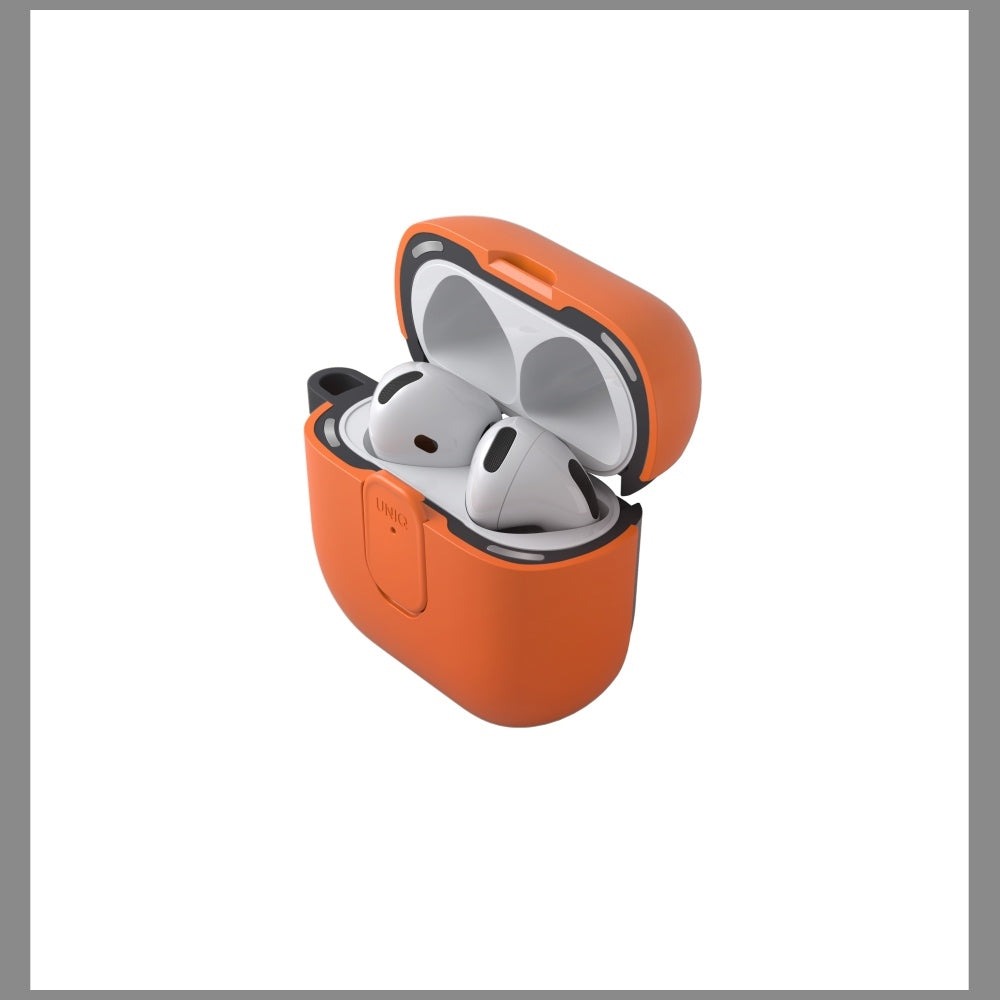 Uniq Clyde Lock Case til AirPods 4 - Orange