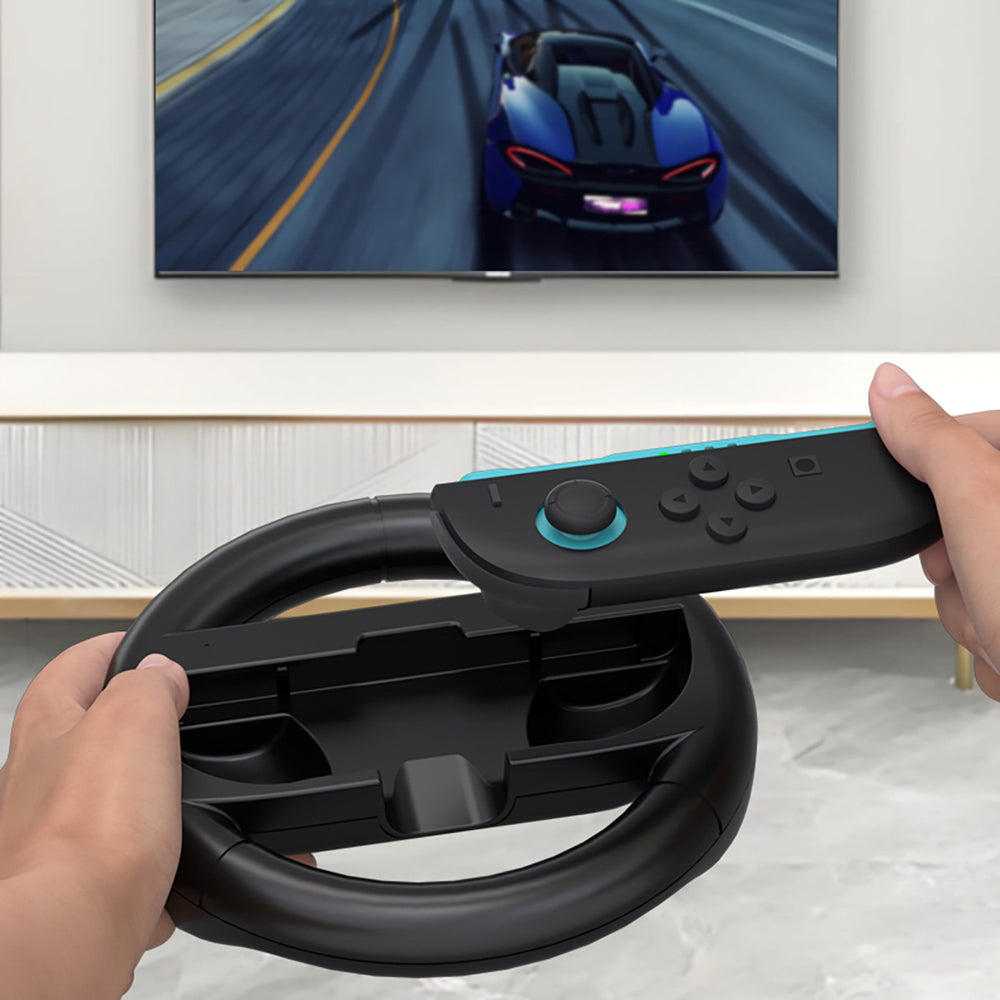 Racing Wheel til Nintendo Switch 2 Joy-Con Controller (pakke 2) - sort