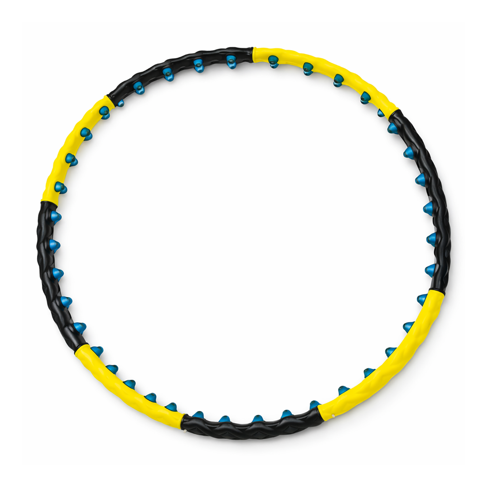 Wozinsky WHH-110 Hula Hoop Massager med Nodules - sort og gul