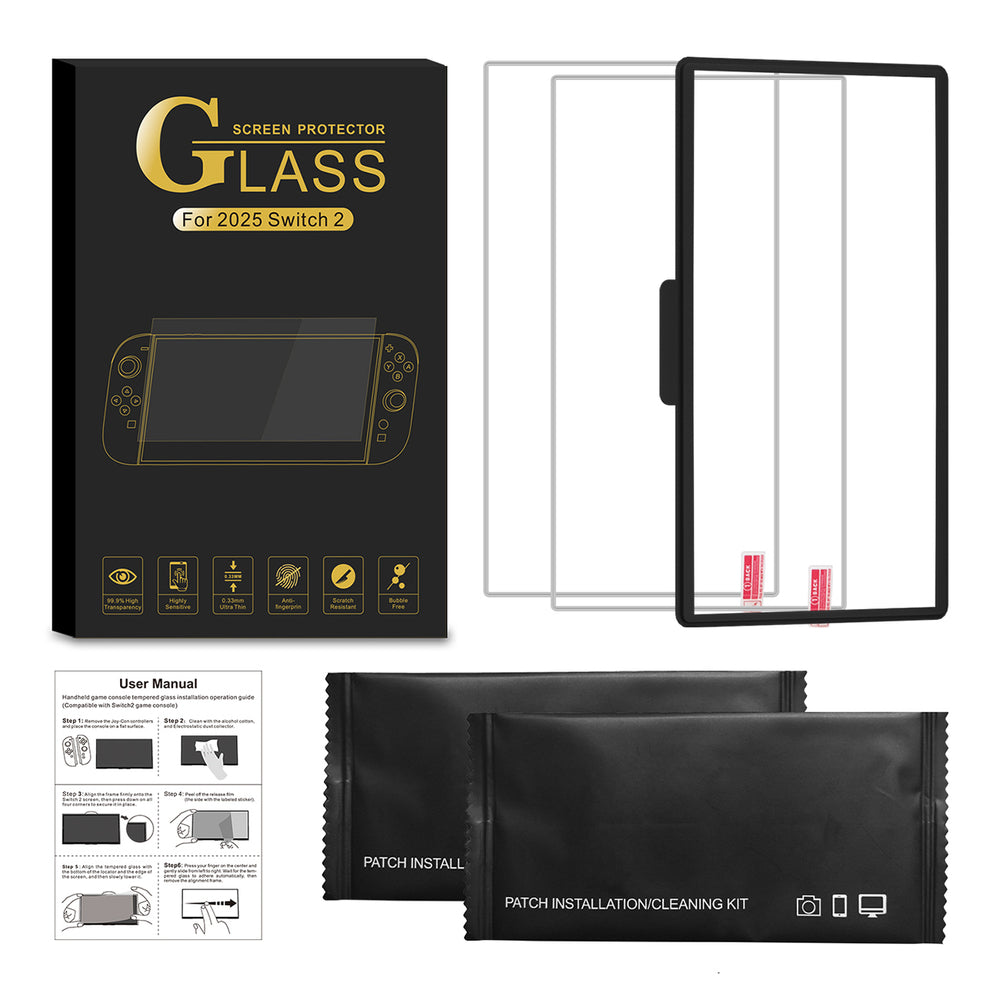 Nintendo Switch 2 skærmbeskytter Set