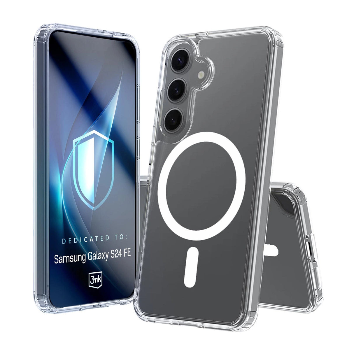 3mk Armor MagCase til Samsung Galaxy S24 FE - gennemsigtig