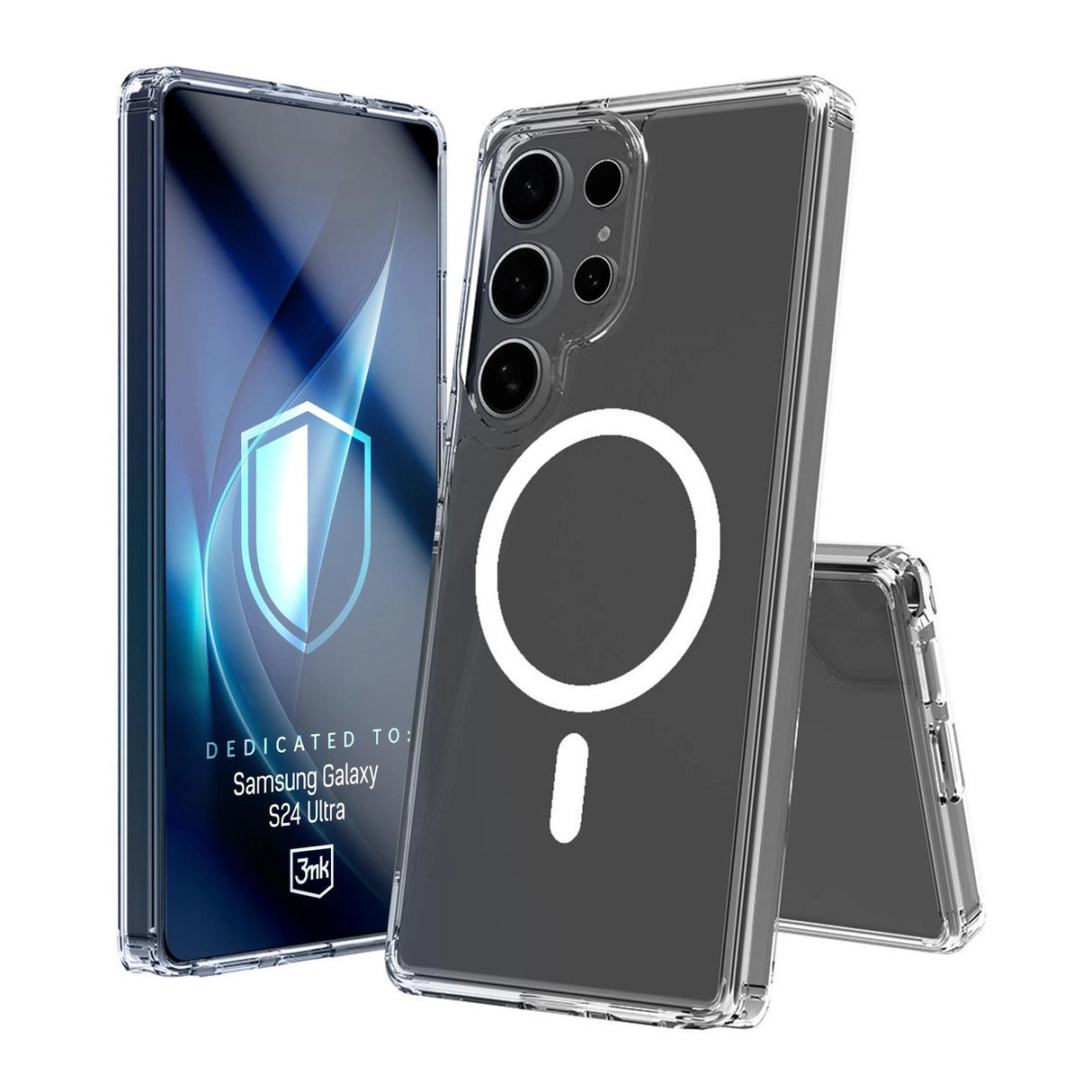 3mk Armor MagCase til Samsung Galaxy S24 Ultra - Gennemsigtig