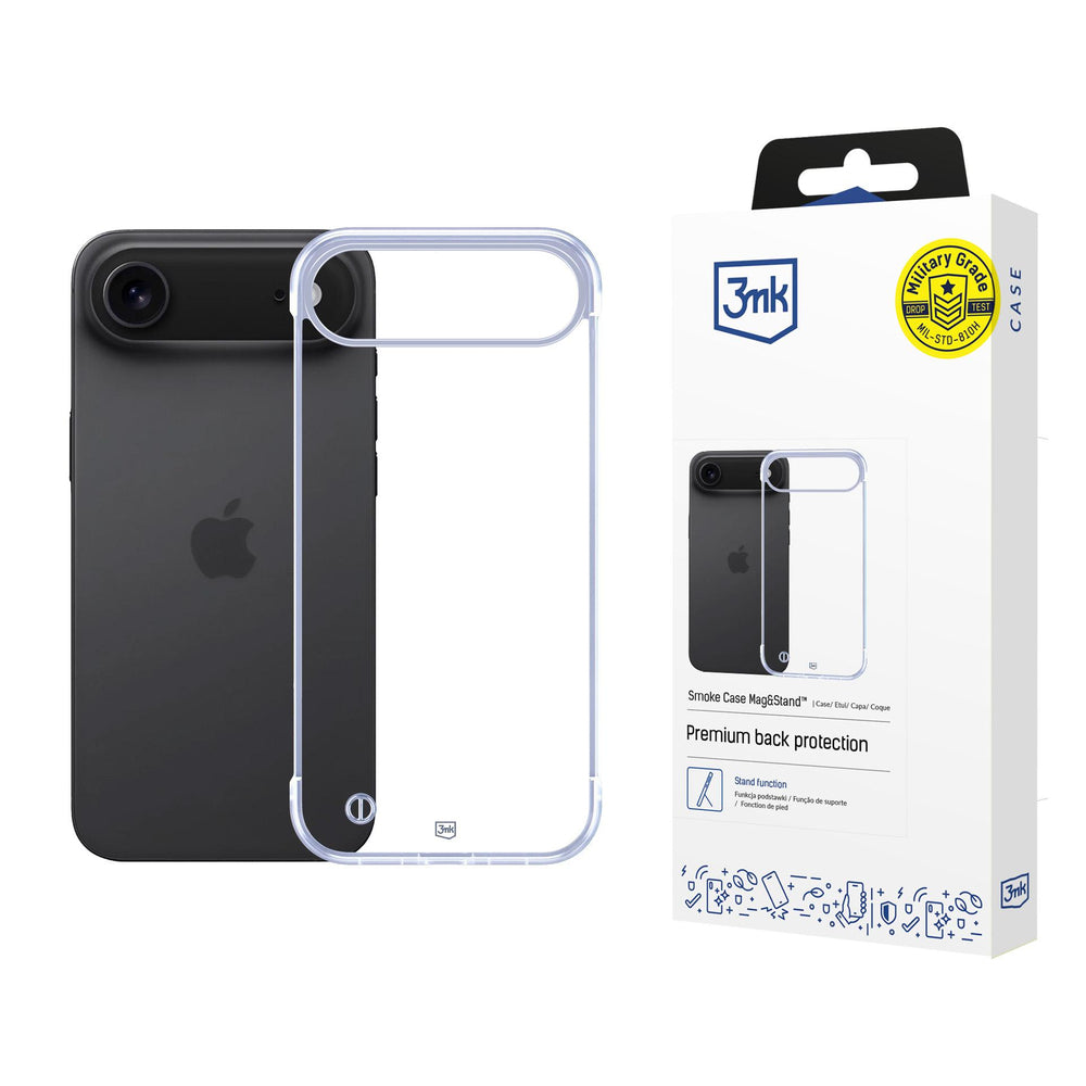 3mk Just20g Clear Case til iPhone 17 Air - gennemsigtig