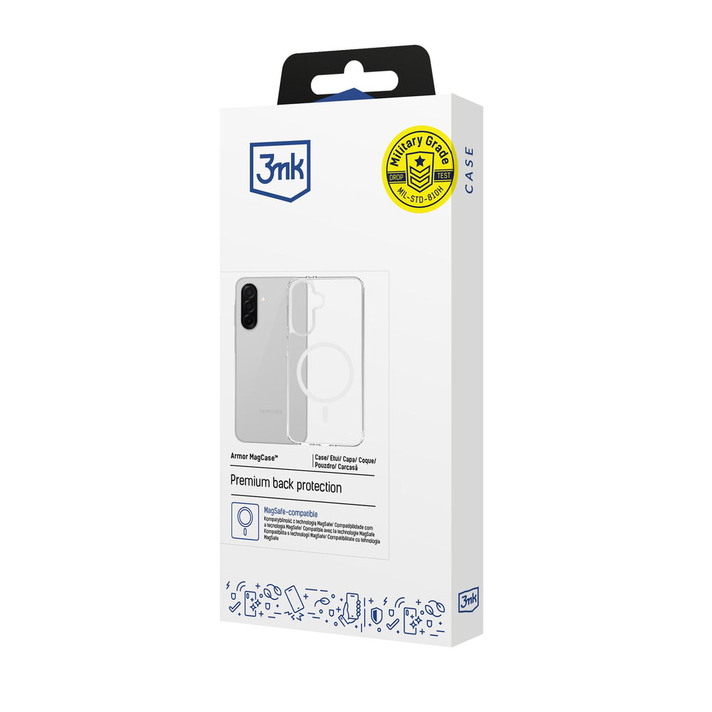 3mk Armor MagCase for Samsung Galaxy A56 - transparent