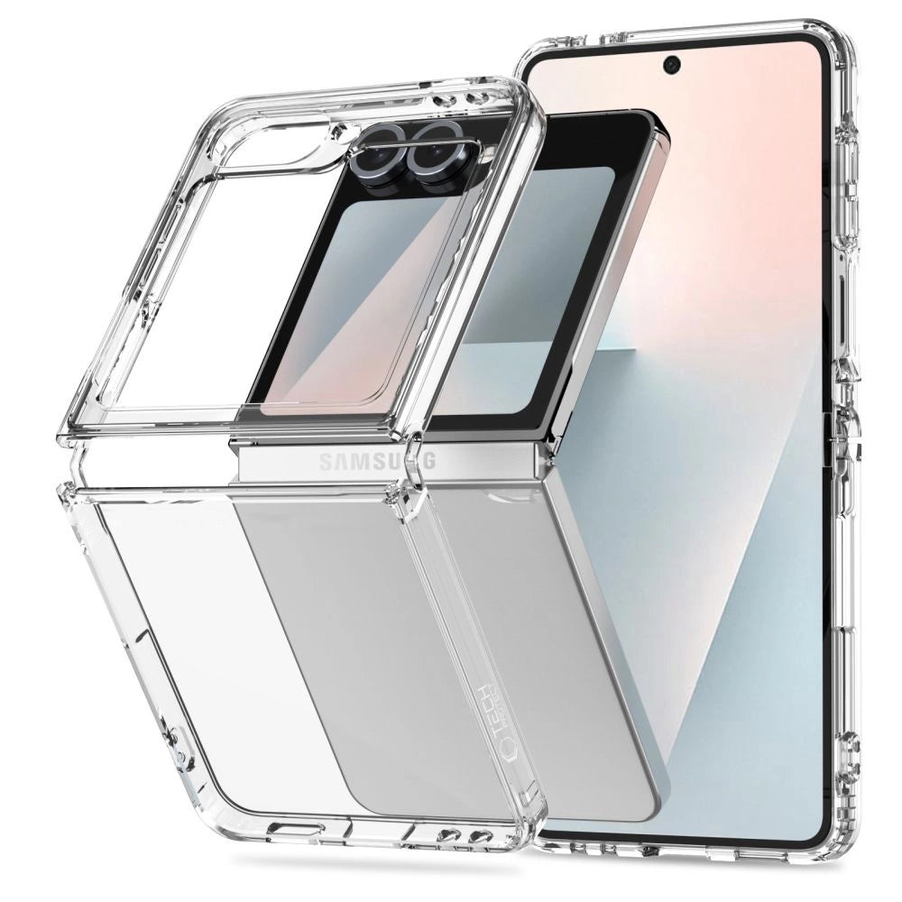 Tech-Protect FlexAir Hybrid Case til Samsung Galaxy Z Flip 6 / 7 FE - Gennemsigtig
