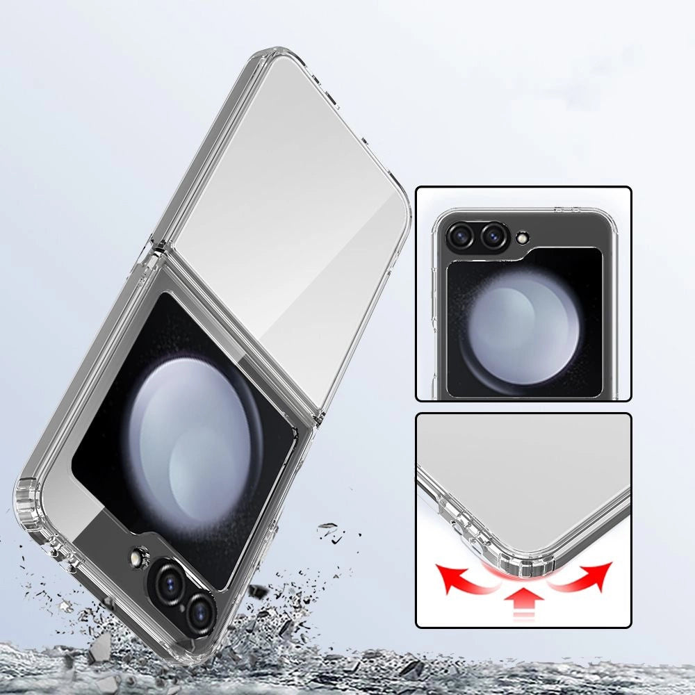 Tech-Protect FlexAir Hybrid Case til Samsung Galaxy Z Flip 6 / 7 FE - Gennemsigtig