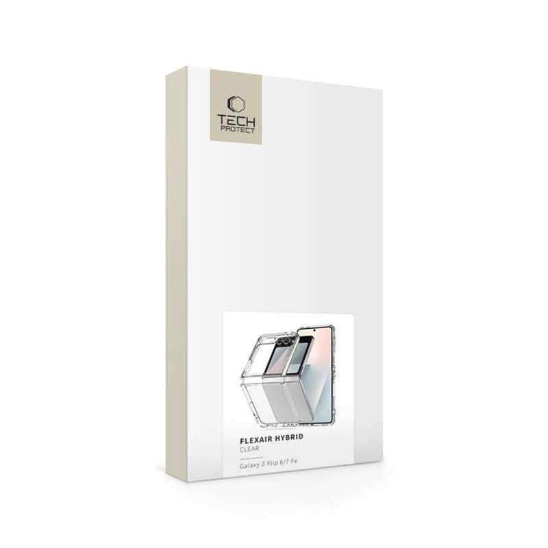 Tech-Protect FlexAir Hybrid Case til Samsung Galaxy Z Flip 6 / 7 FE - Gennemsigtig