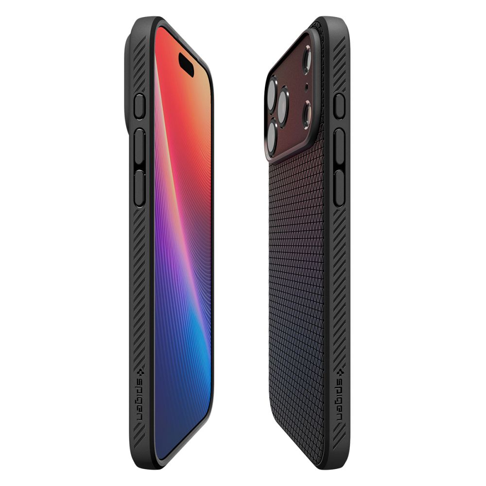 Spigen Liquid Air Case til iPhone 17 Pro - Matte Black