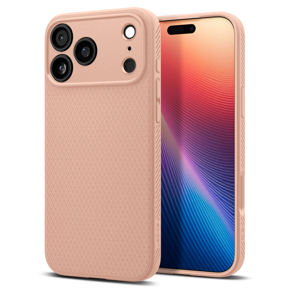Spigen Liquid Air Case til iPhone 17 Pro - Titanium Pink