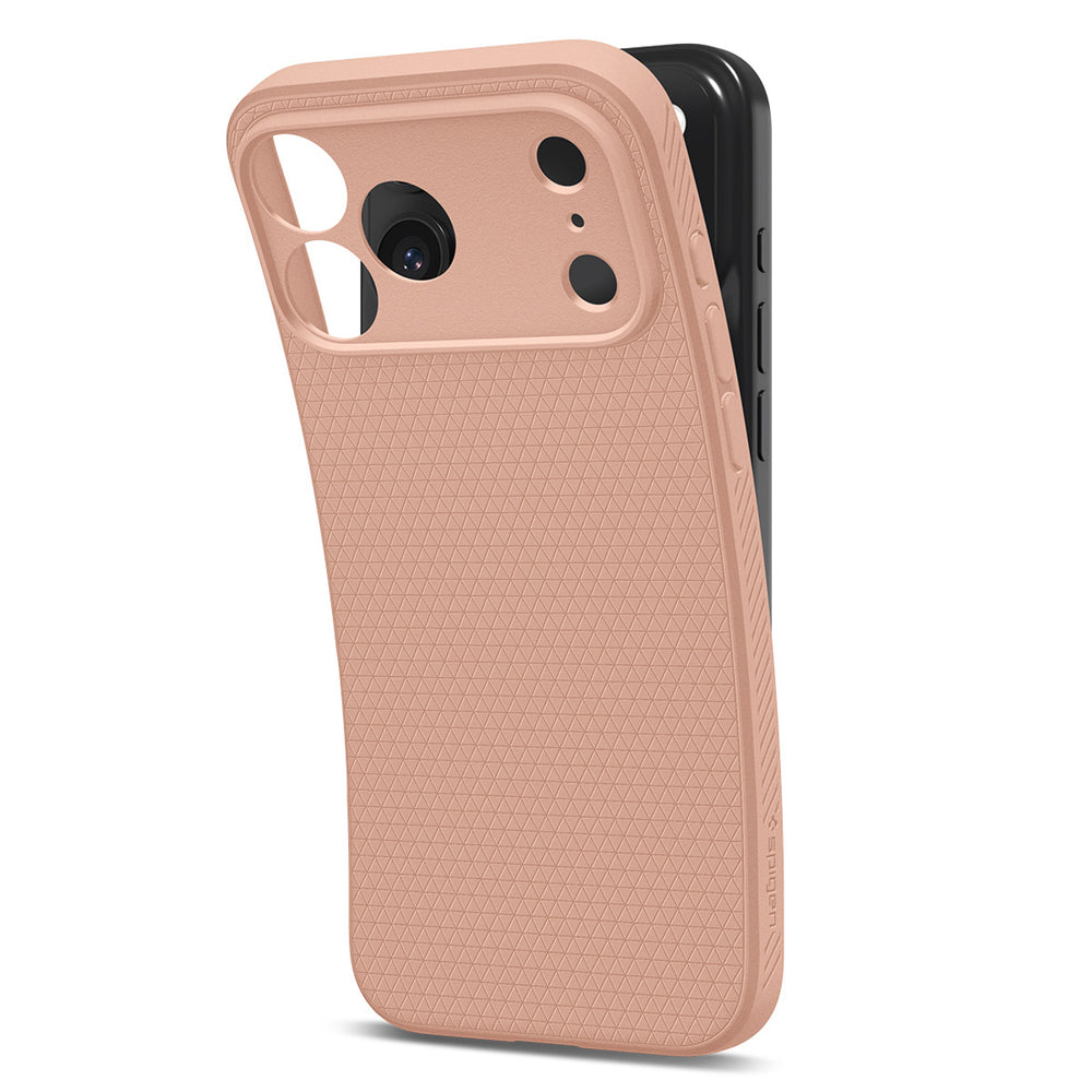Spigen Liquid Air Case til iPhone 17 Pro - Titanium Pink