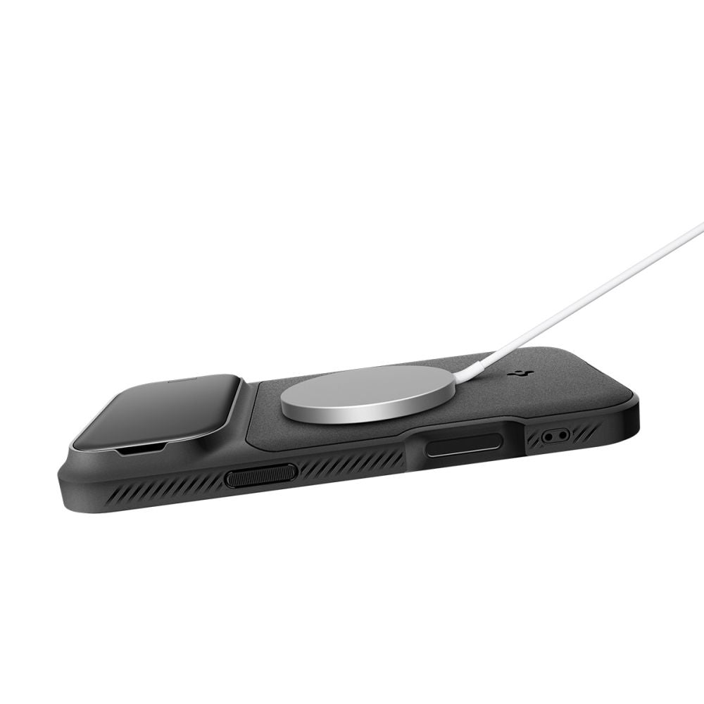 Spigen Optik Armor MagSafe-hylster til iPhone 17 Pro - sort