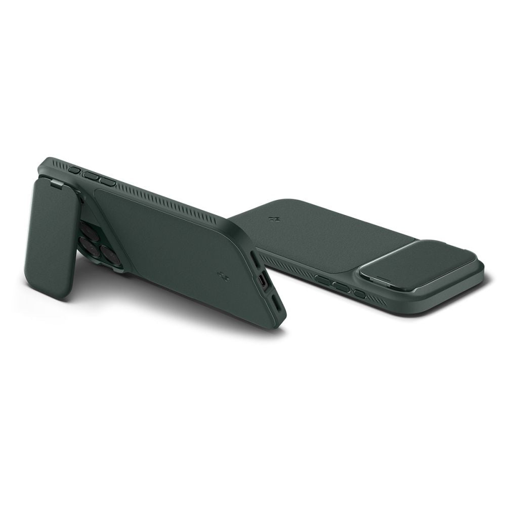 Spigen Optik Armor MagSafe Case til iPhone 17 Pro Max - Grøn