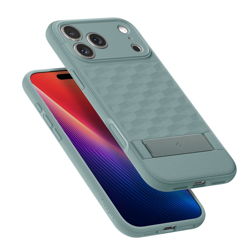 Spigen Parallax "S" MagSafe Case til iPhone 17 Pro Max - Grøn