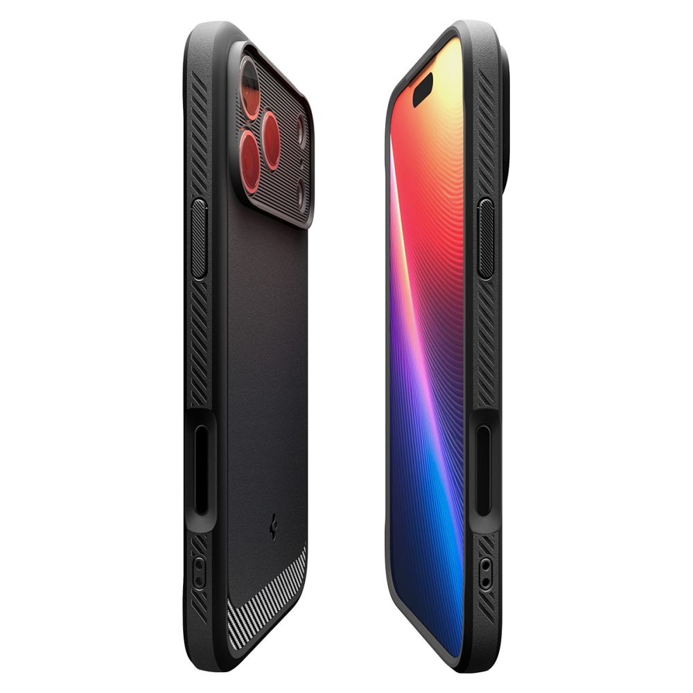 Spigen Rugged Armor Mag MagSafe Case for iPhone 17 Pro Max - Matte Black