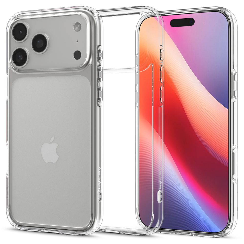 Spigen Ultra Hybrid Case til iPhone 17 Pro - Gennemsigtig