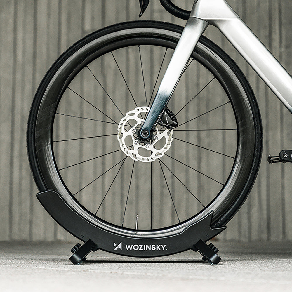 Wozinsky WSR-02 cykelstativ, stabil, til cykelhjul - sort