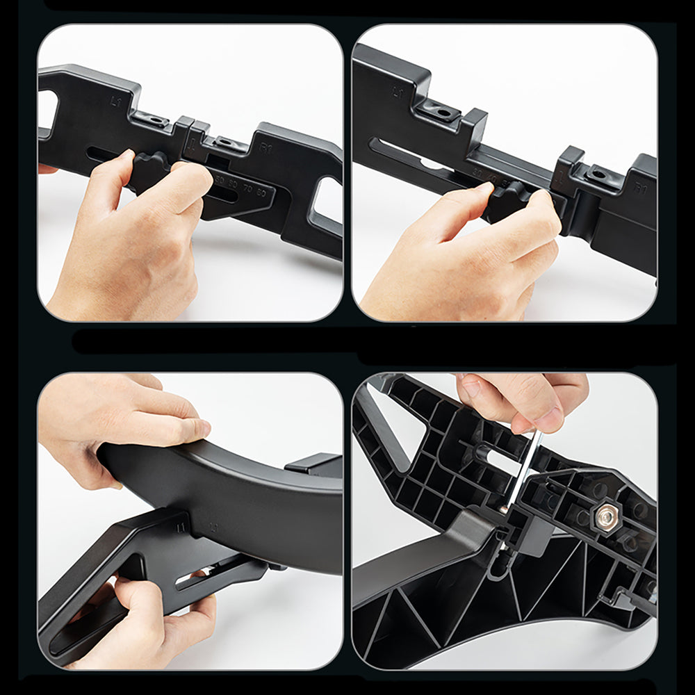 Wozinsky WSR-02 cykelstativ, stabil, til cykelhjul - sort