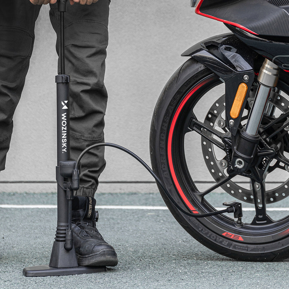 Wozinsky WPR-02 gulvcykelpumpe - sort