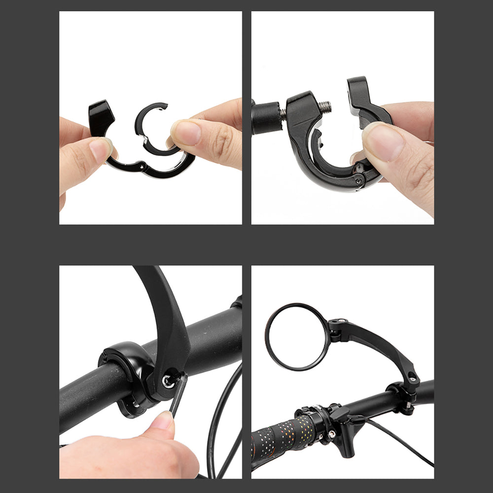 Wozinsky WLR-01I Bagspejl venstre cykelspejle - sort