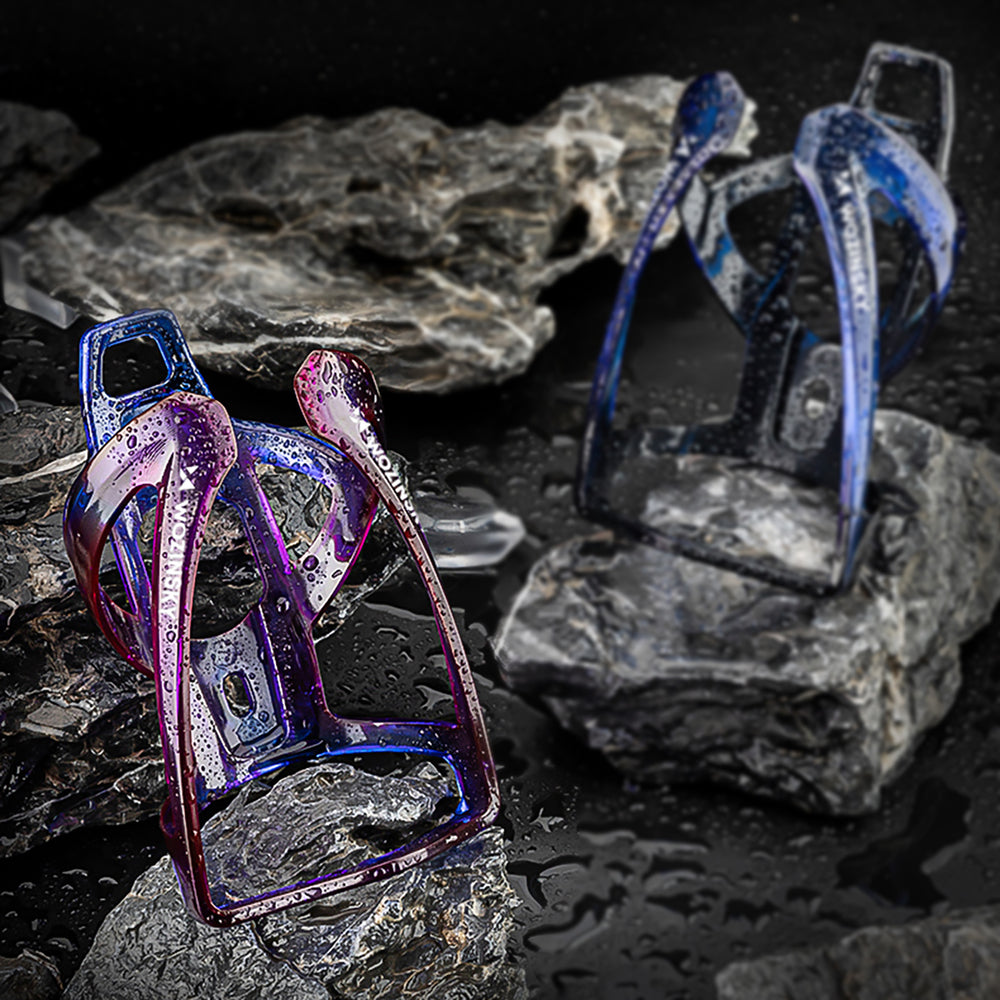 Wozinsky WUR-01BP Bike Bottle Holder Basket - Blå og lilla