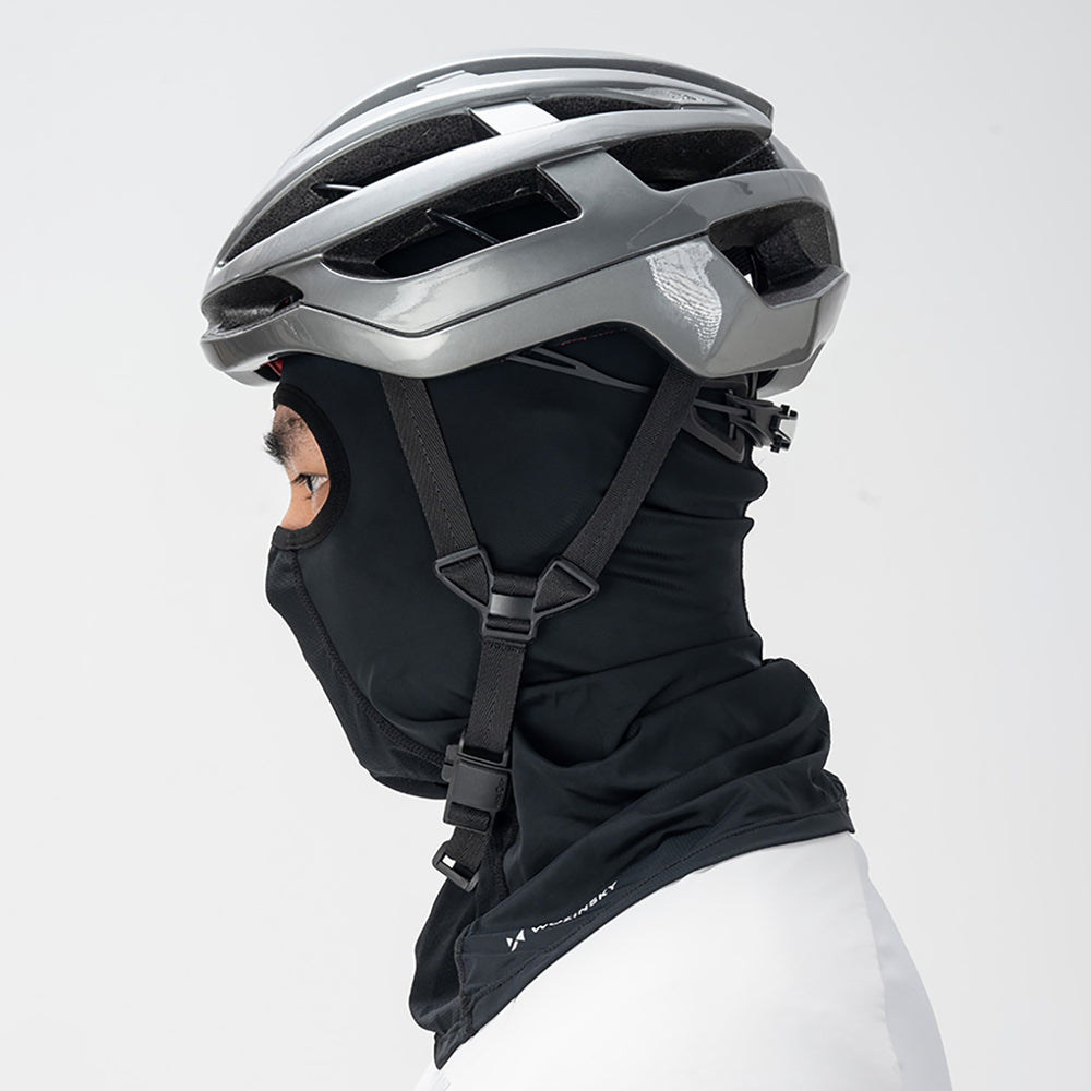 Wozinsky WKM-01B ansigtsmaske motorcykel cykel balaclava - sort