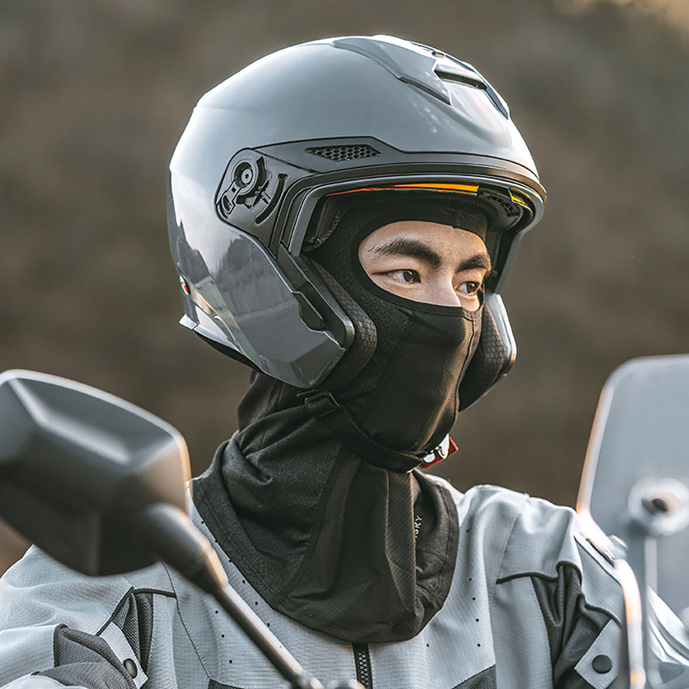 Wozinsky WKM-03B ansigtsmaske motorcykel cykel vinter balaclava - sort