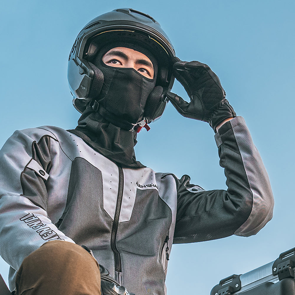 Wozinsky WKM-03B ansigtsmaske motorcykel cykel vinter balaclava - sort