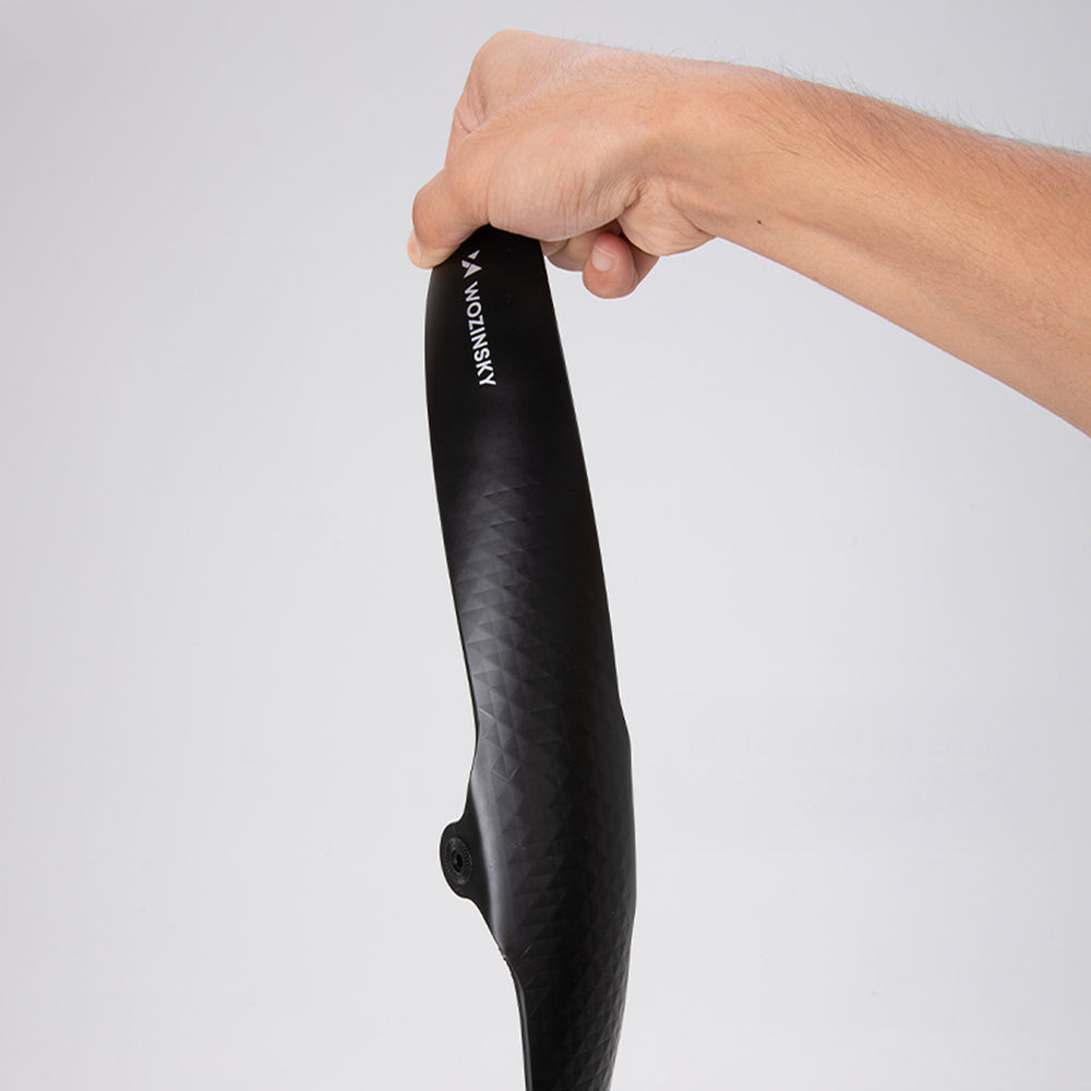 Wozinsky WBR-01 universel justerbar cykelfender - sort
