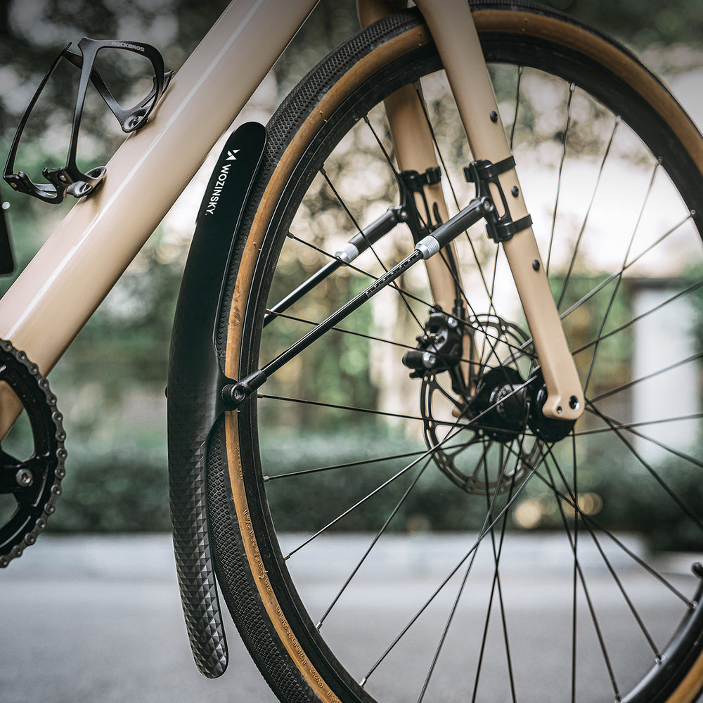 Wozinsky WBR-01 universel justerbar cykelfender - sort