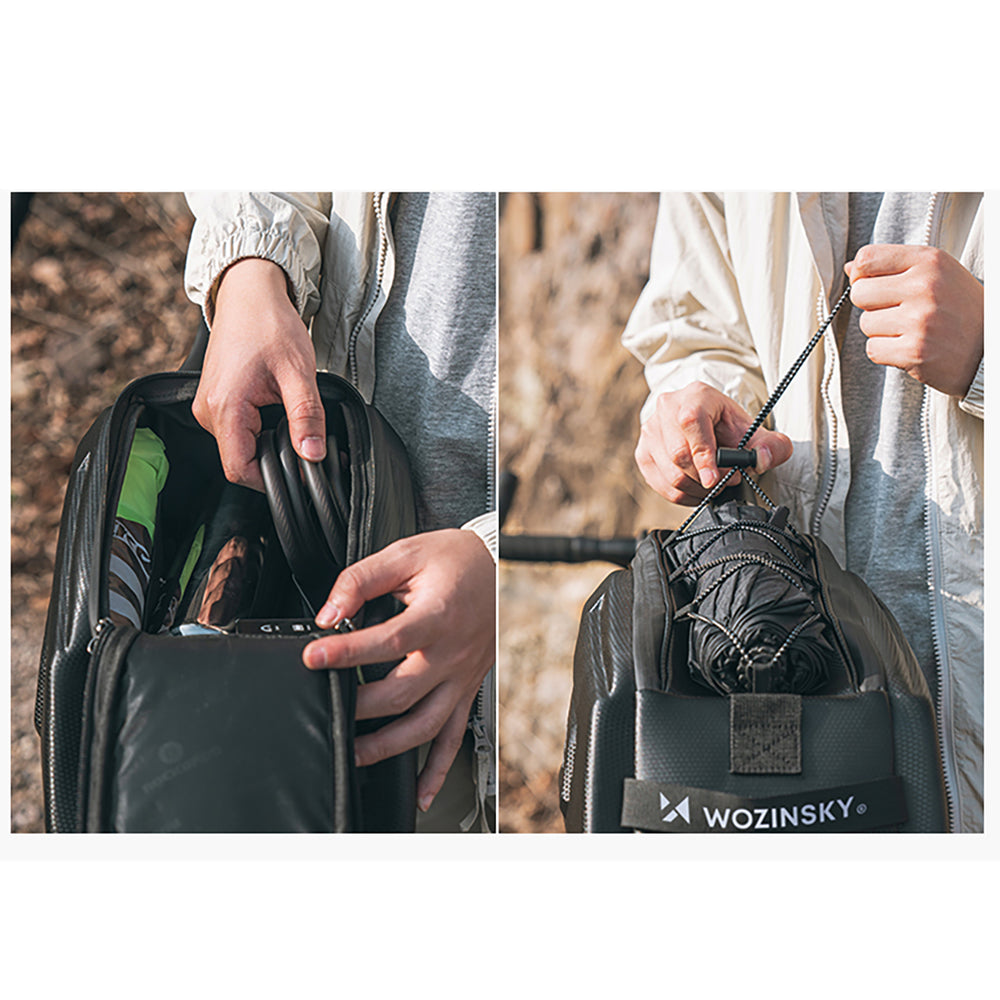 Wozinsky WSR-01B Cykelunderklæde til bagagerum 9l - sort