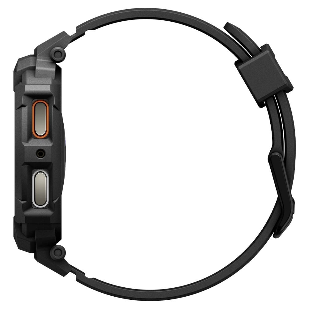 Spigen Rugged Armor Pro Strap til Samsung Galaxy Watch 8 40mm - Matte Black