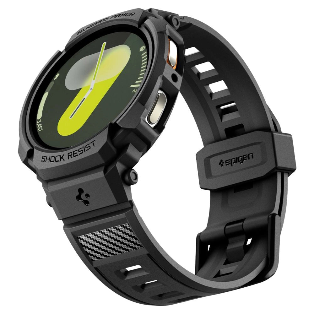 Spigen Rugged Armor Pro Strap til Samsung Galaxy Watch 8 40mm - Matte Black