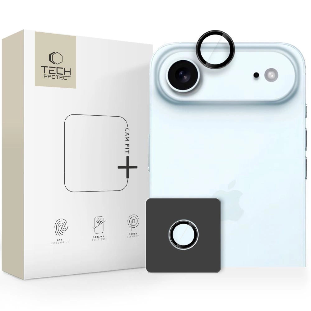 Tech-Protect Camring Fit+ Kamera Cover til iPhone 17 Air - sort