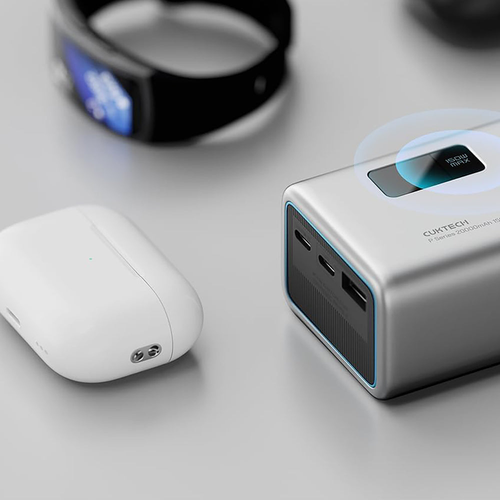 Cuktech P+Series No. 15 Powerbank 150W 20000mAh - Grå