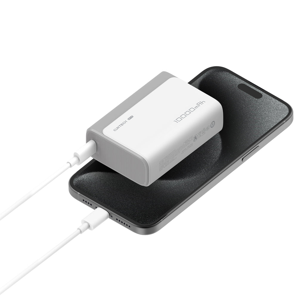 CUKTECH 30W 10000mAh Power Bank 1C1A - CP13- Grå Farve