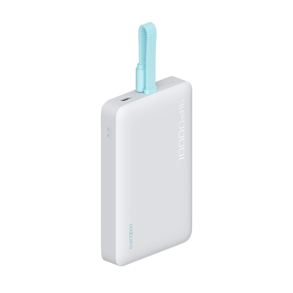 Cuktech CP132ML 10000 mAh Magnetisk Power Bank - hvid
