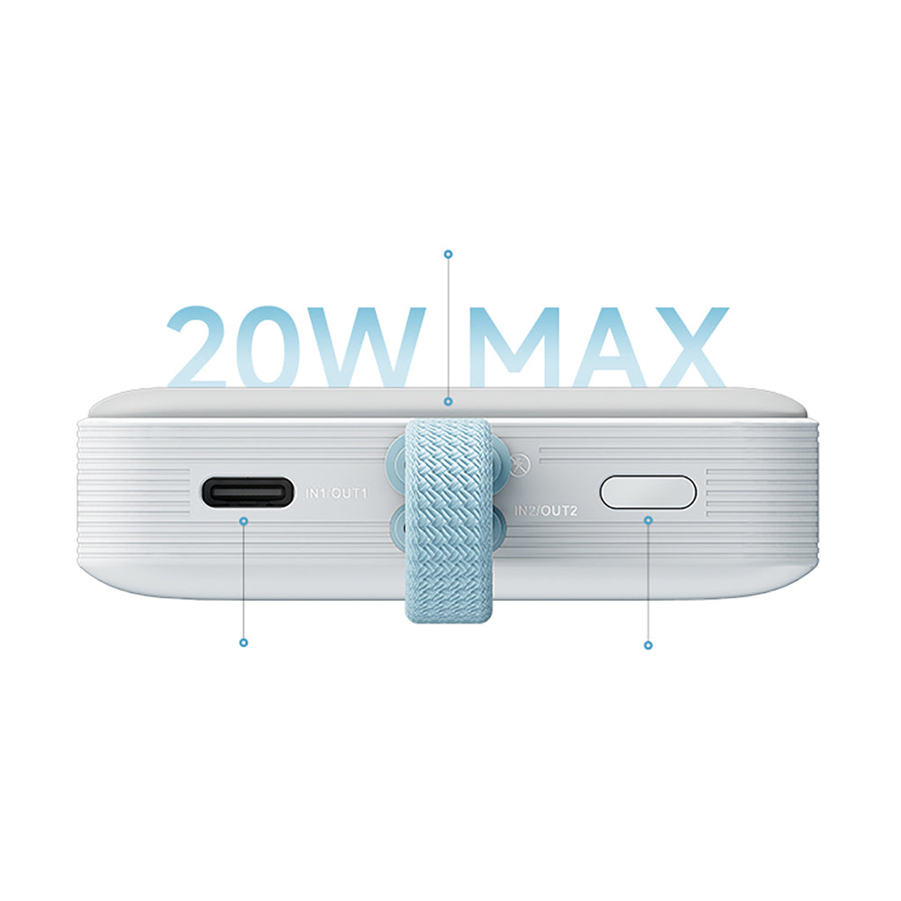 Cuktech CP132ML 10000 mAh Magnetisk Power Bank - hvid