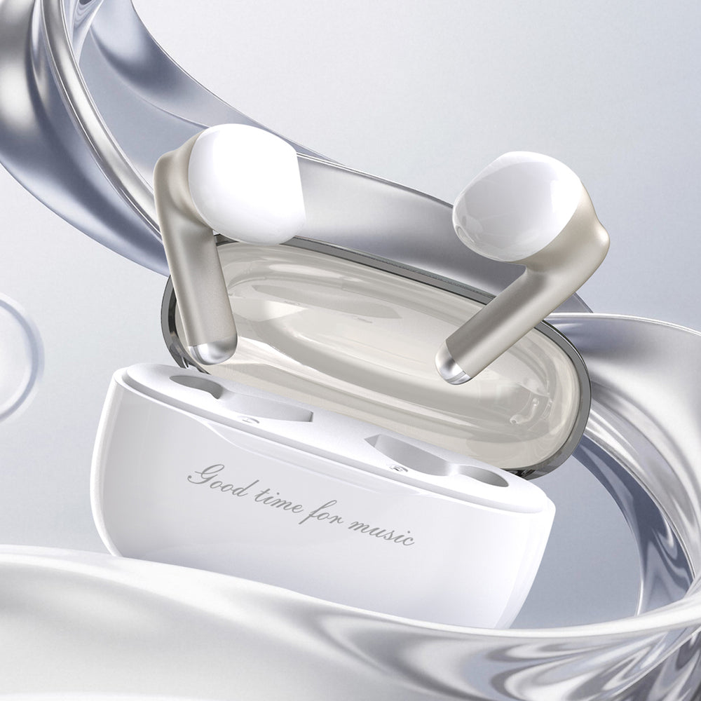 Dudao U8 TWS trådløse in-ear hovedtelefoner - hvid