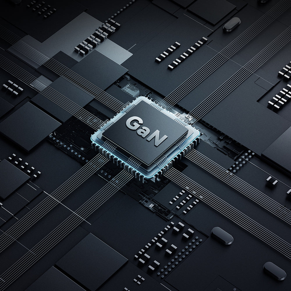 Cuktech 65W GaN 2xUSB-C 1xUSB-A Wall Charger - Grå