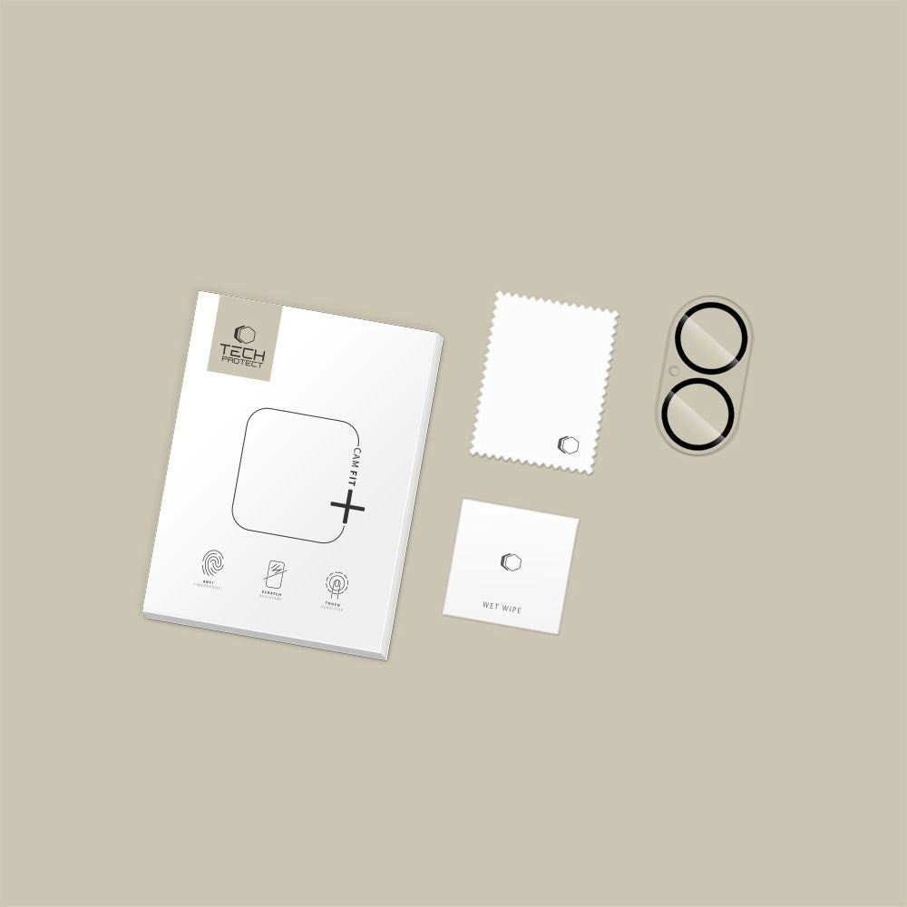 Tech-Protect Cam Fit+ Kamera Cover til iPhone 17 - Klar