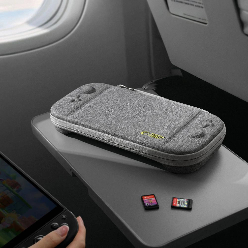Tech-Protect Slim Pouch til Nintendo Switch 2 - Grå