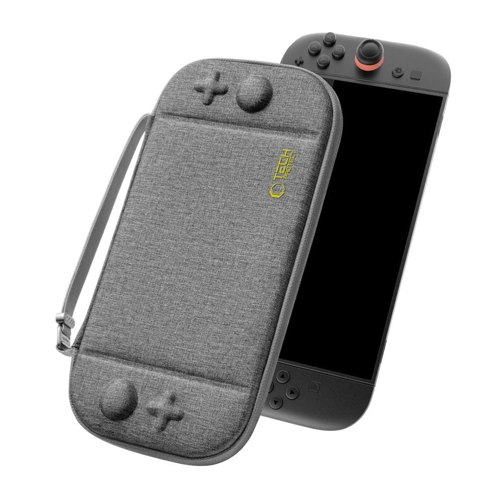 Tech-Protect Slim Pouch til Nintendo Switch 2 - Grå