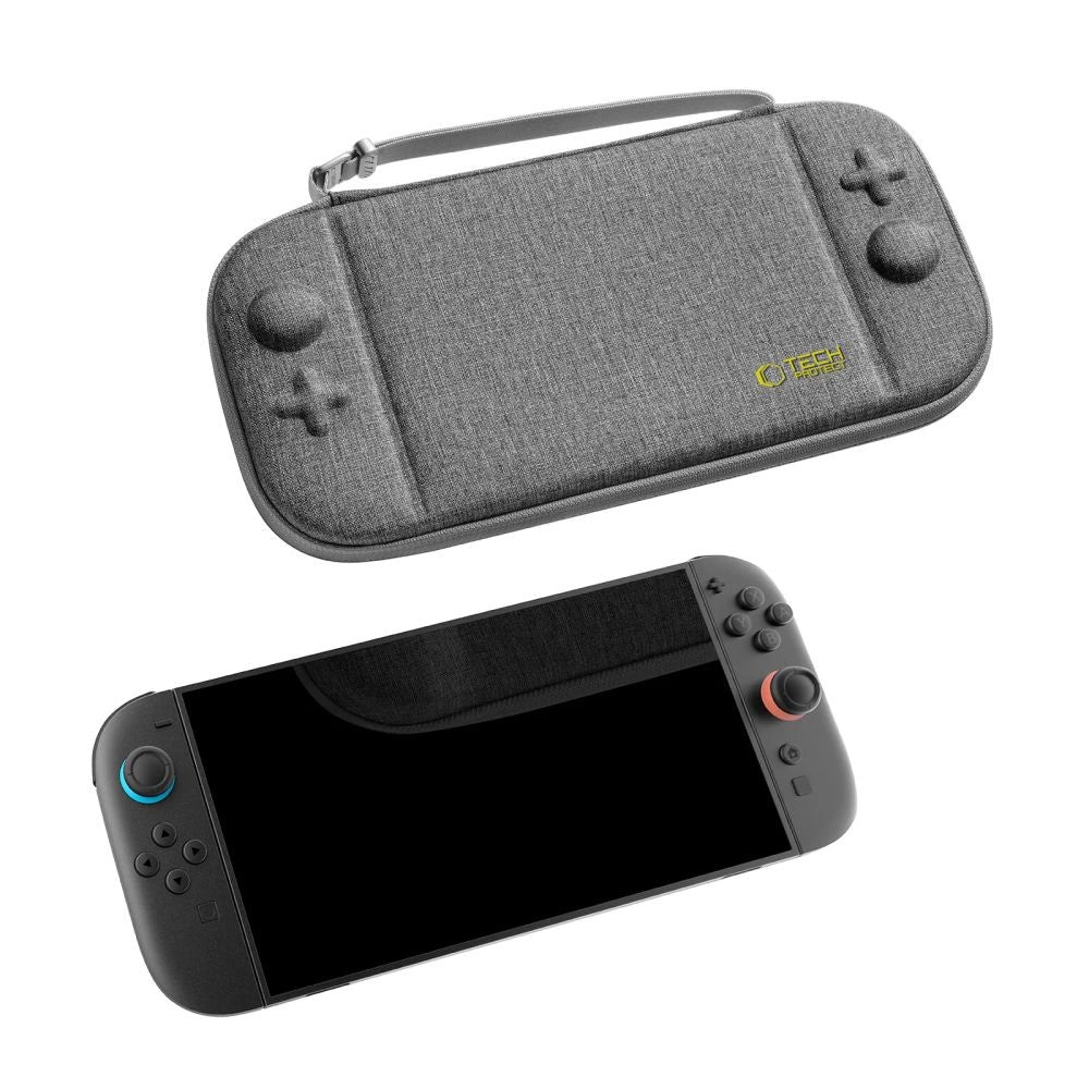 Tech-Protect Slim Pouch til Nintendo Switch 2 - Grå