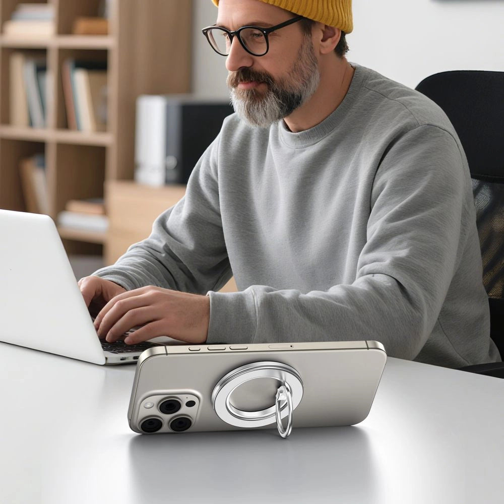 Tech-Protect MMR600 Magsafe Telefonringholder - sølv