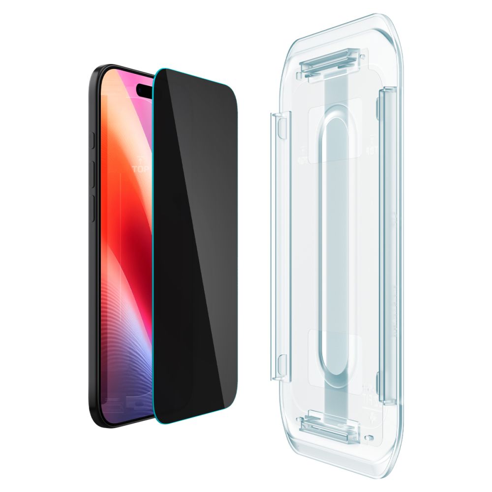 Spigen Glas.TR EZ Fit 2-pack privatlivsglas til iPhone 17 Air