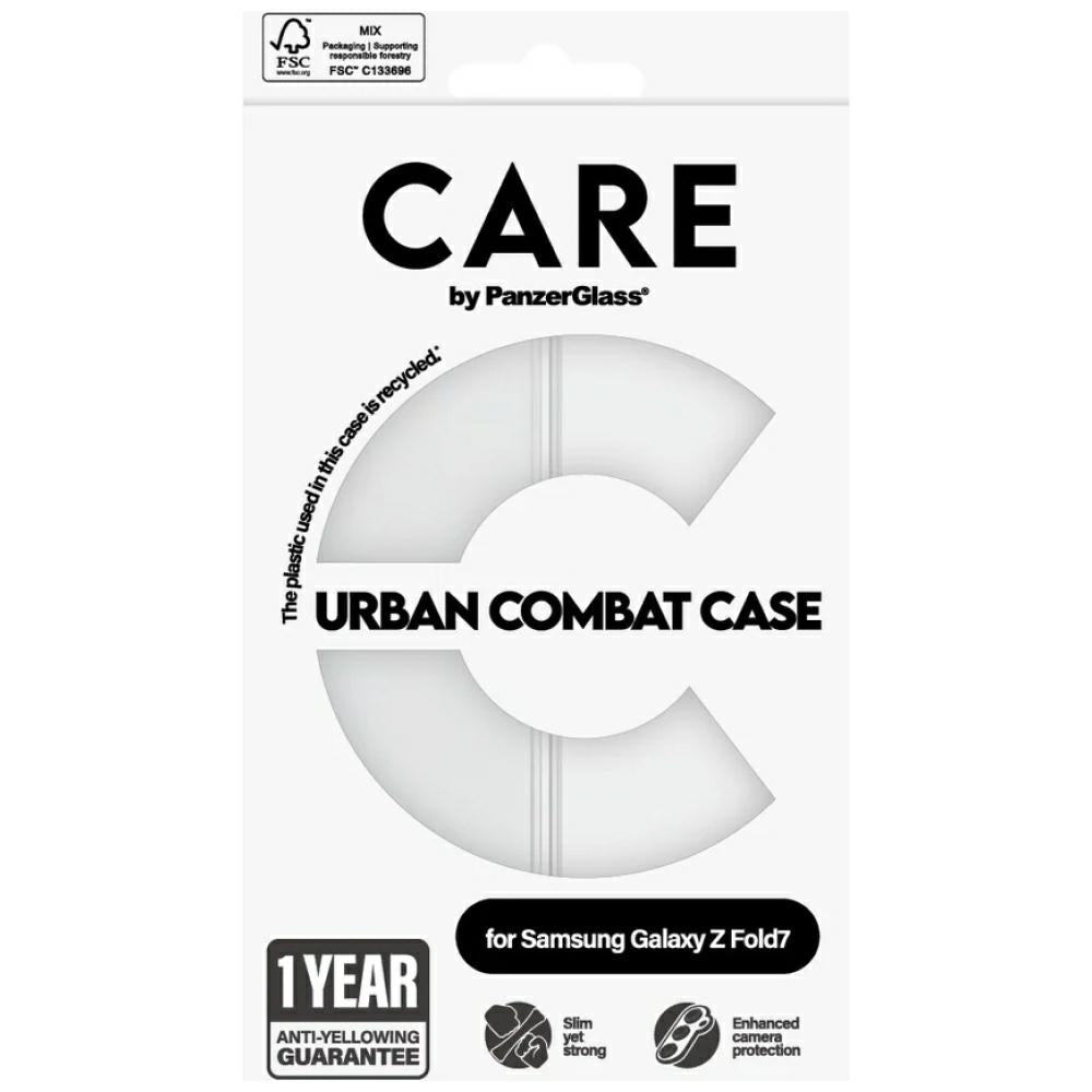 CARE af PanzerGlass Flagship Urban Combat Case til Samsung Galaxy Z Fold 7 - Transparent